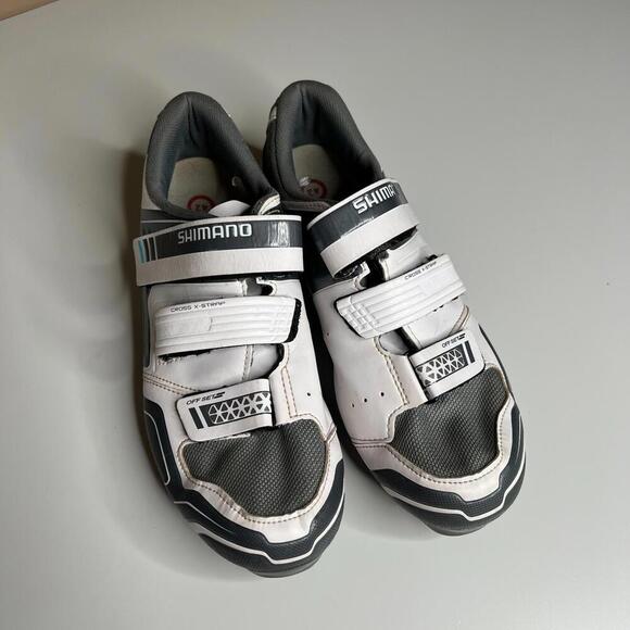 Shimano Dynalast Women’s SPD Cycling Shoes White Gray Size 42 EU MTB Road Bike - Picture 9 of 12